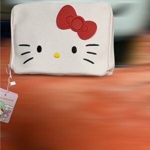 Hello Kitty - NWT - Pink Pouch with Red Bow